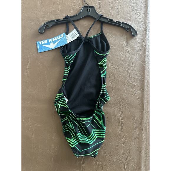 TYR The Finals youth Swanback Athletic One Piece Swimsuit Size 24 - Picture 3 of 3
